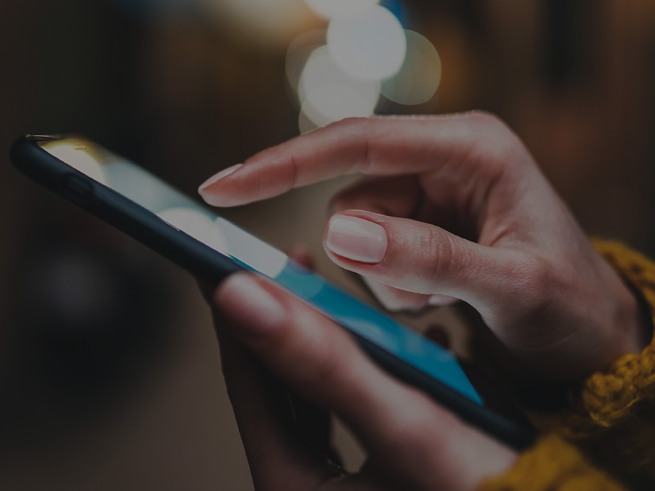 Person on their phone